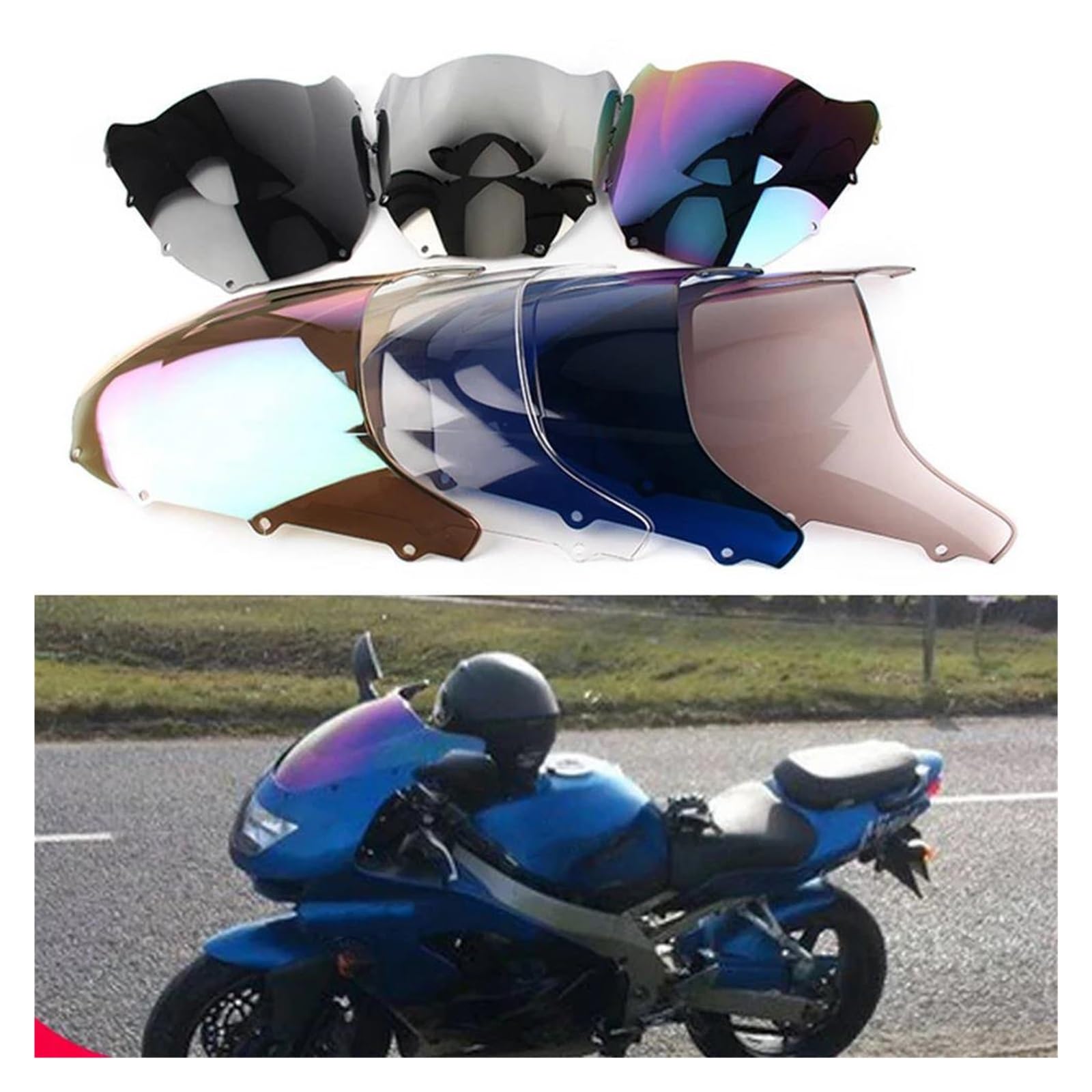 Amazon | ウインドスクリーン Ninja用 ZX9R用 ZX用 9R用 1998 1999