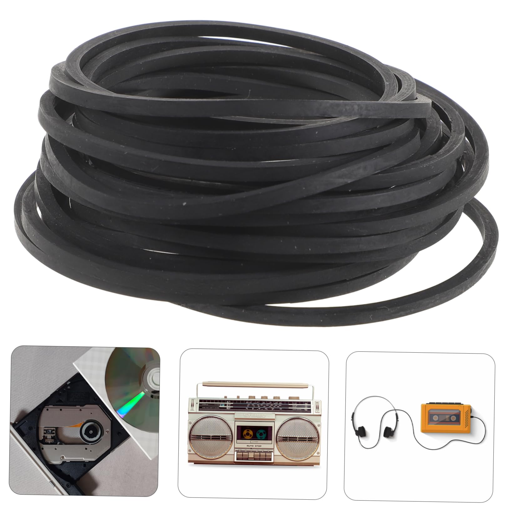 ANMITI Roulement En Caoutchouc De 2,0 Mm/2,5 Mm Pour Lecteur