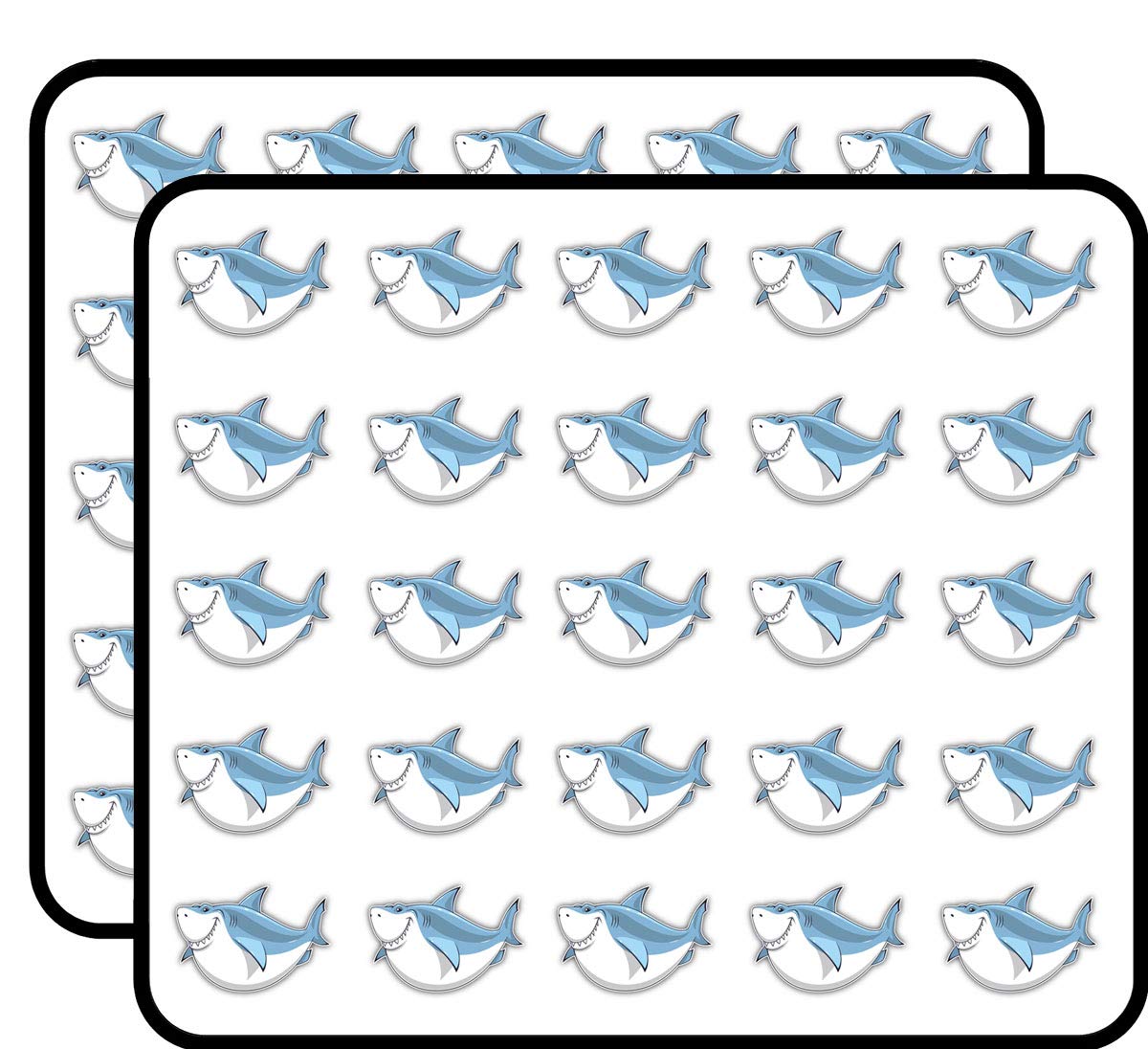 Fat Shark Decorative Scrapbooking Sticker Waterproof Vinyl Stickers for Water Bottle, Laptop & Phone Case – 50 Pack