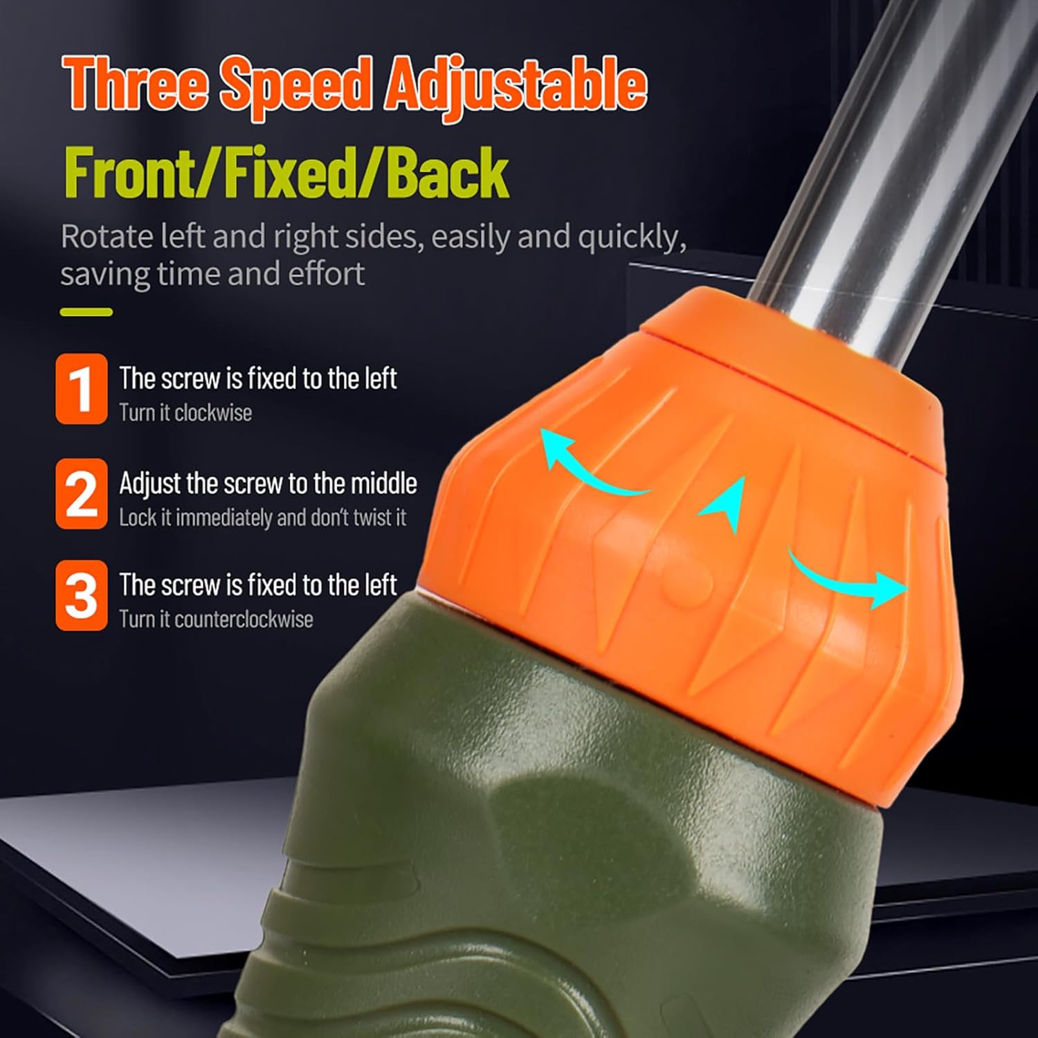 16-in-1 Multibit Ratcheting Screwdriver - All in One Screwdriver Set with Flat Head/Philips/Torx/Hex/Square/Repair Kit, 60 Degree Pivoting Adjustable Angle Magnetic Screw Driver Set (Orange)