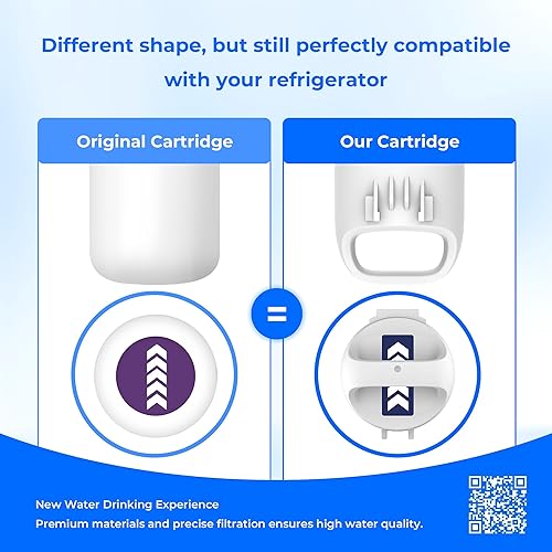 Miniatura 2 de Waterdrop WD-F38 Reemplazo para W10295370A, Everydrop Filter 1, EDR1RXD1, EDR1RXD1B, P8RFWB2L, P4RFWB, Kenmore 46-9081, 46-9930, filtro de agua para