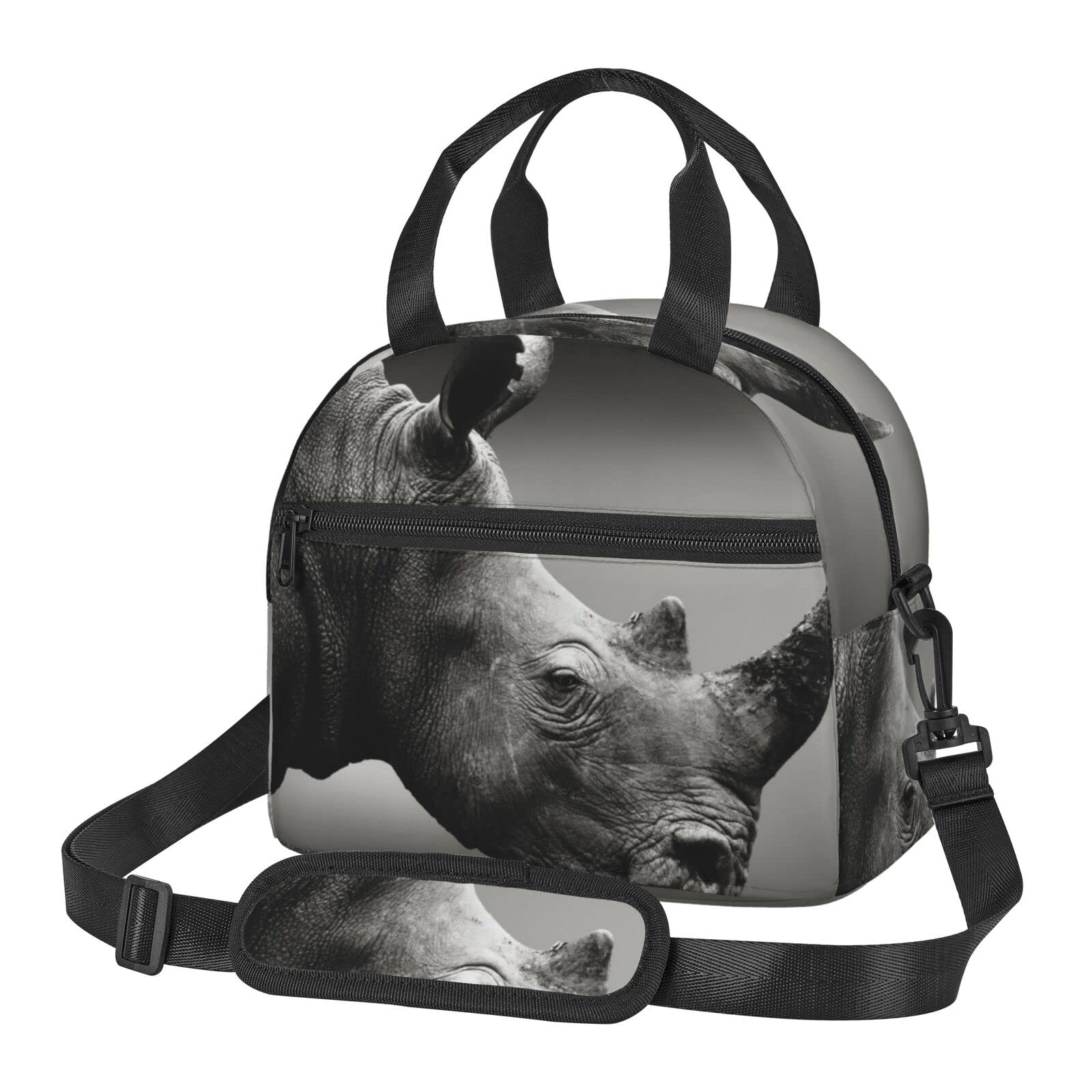 CIILT South Africa Rhino Handy Crossbody Lunch Bag, Reusable Insulated and coolable, Suitable for Office Work, School, picnics, Beach (Male and Female).