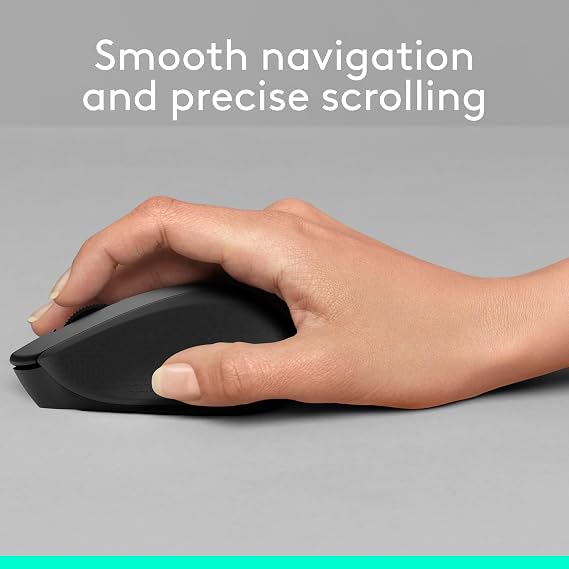 Logitech M330 Wireless Silent Plus Motion Black
