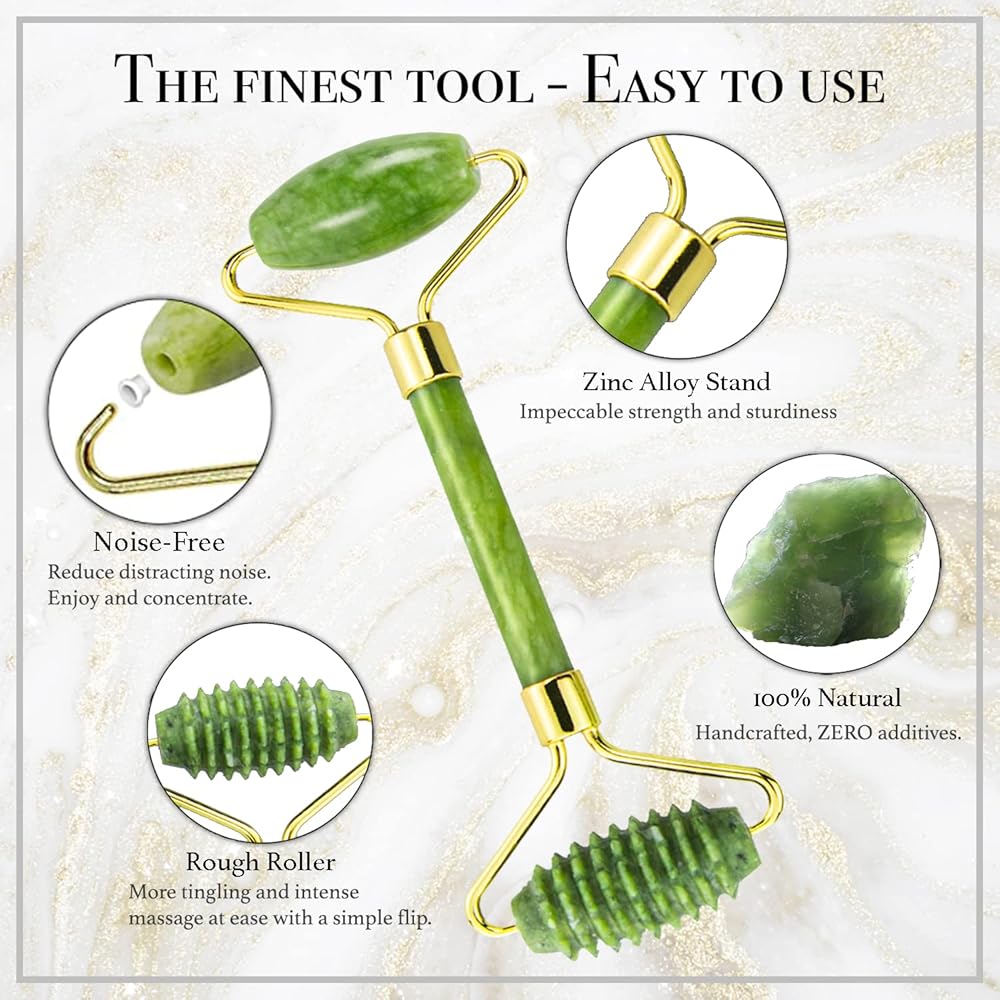 XPECIAL Gua Sha & Jade Roller 3 in 1, Face Roller, Pakistan | Ubuy