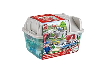 おもちゃ玩具雑貨　まとめ売り　21点 Amazon.co.jp: Hape(ハペ) お片付けシティレールボックス レール