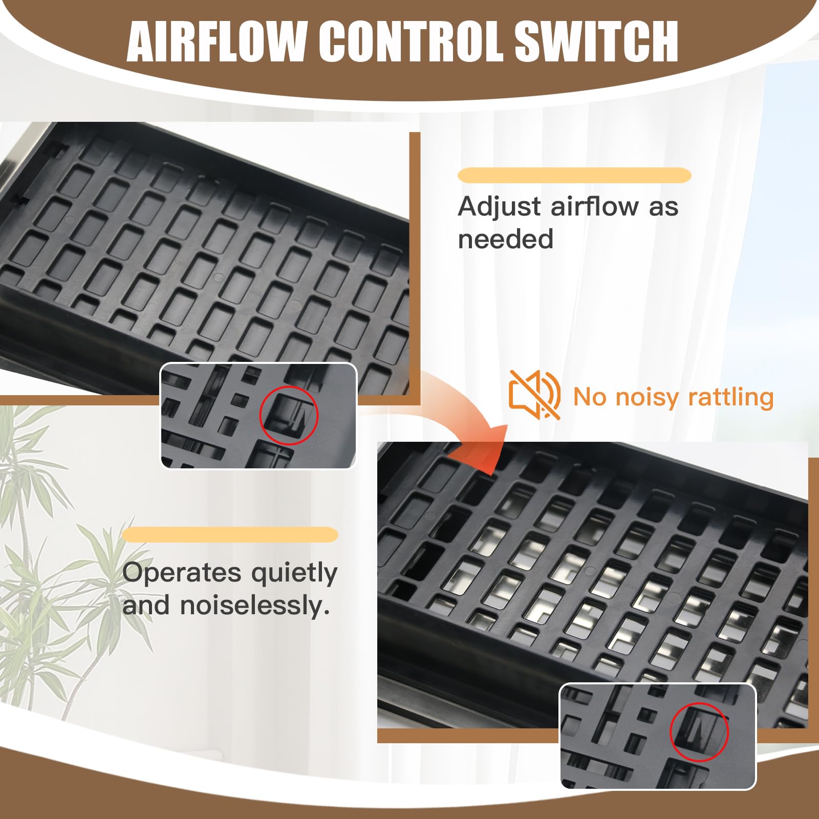 Hoe Intuition Victorian Floor Vent Cover 2X14 Inch Floor Register With - View #6