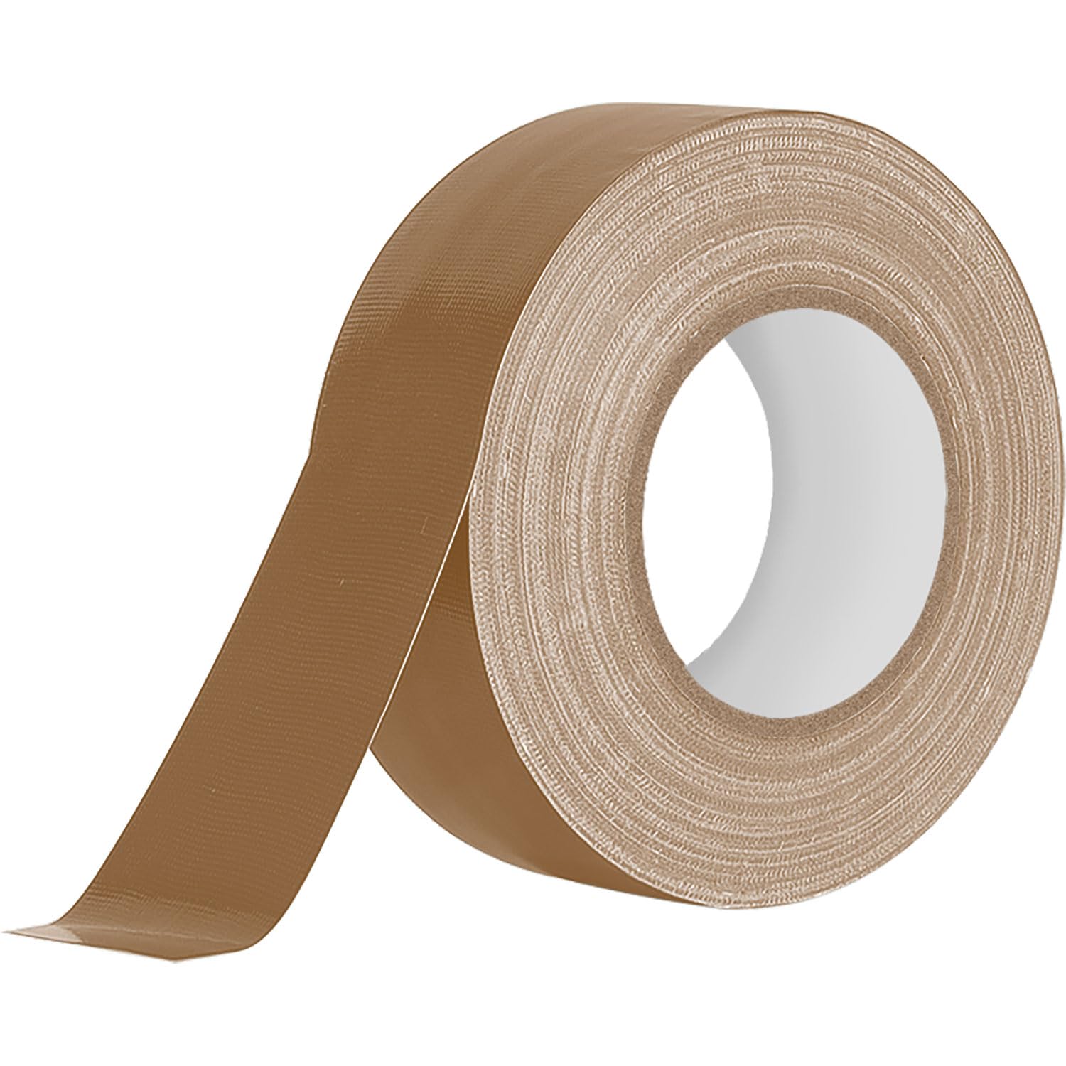 Nastro Gaffer di Tessuto 25mm x 20m Marrone - Extra Forte Impermeabile Strappabile per Riparazioni e Sigillatura