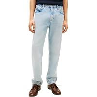 Tommy Hilfiger Uomo Jeans Regular Tapered Harlem Vita Media, Blu (Ted Blue)