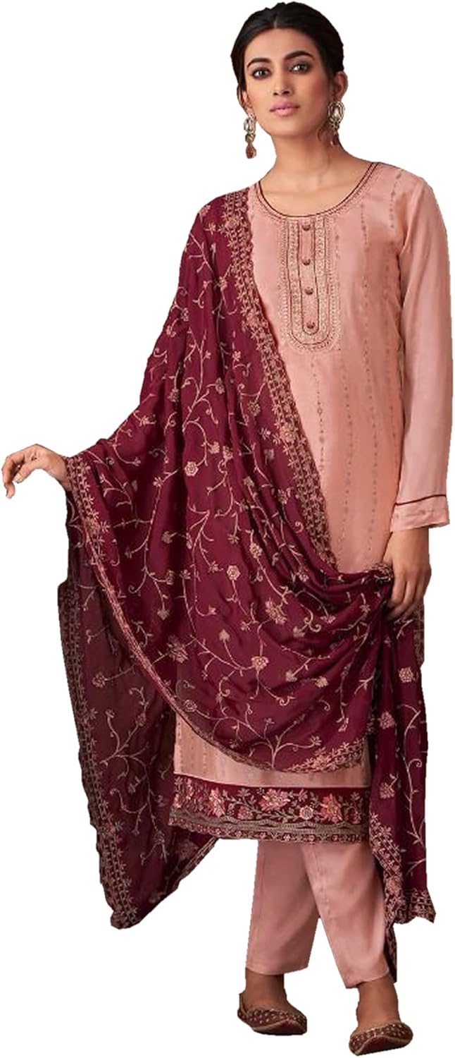 South Asian Women's Wear Indian Trouser Pant Suits Pakistani Designer Salwar Kameez Dress