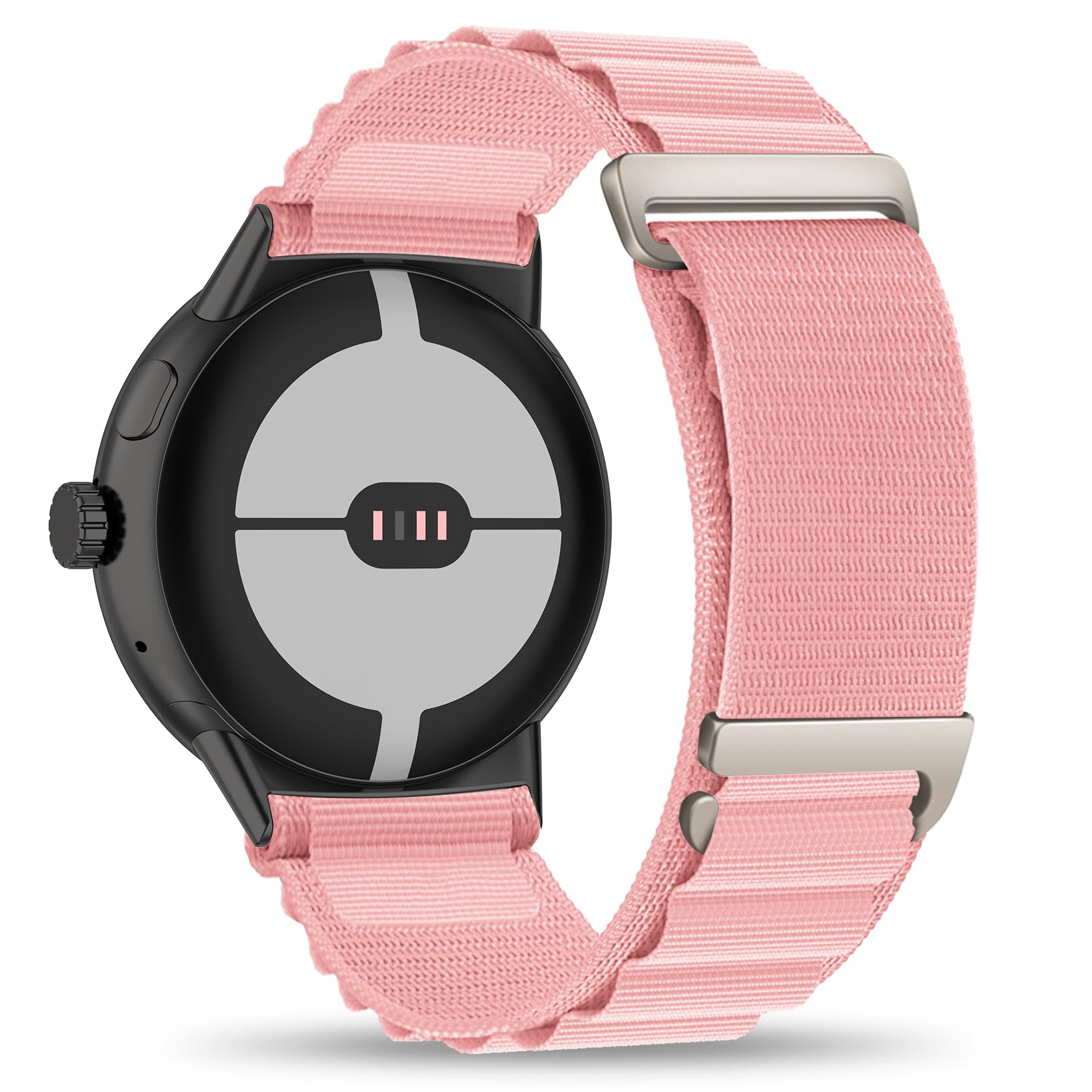 Alpine Loop Nylon Compatible with Google Pixel Watch 3 41mm 45mm Band/Google Pixel Watch 2/Google Pixel Watch Band for Men Women, Breathable Rugged Sport Straps WristbandOEKO-TEX STANDARD 100
