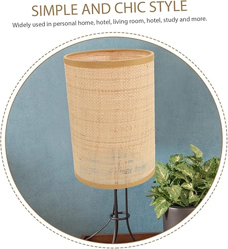 Miniatura 8 de DOITOOL Pantalla de lámpara de araña para lámpara de mesa, pantalla vintage para lámpara de mesa, pantallas de lámpara de araña de metal rural,