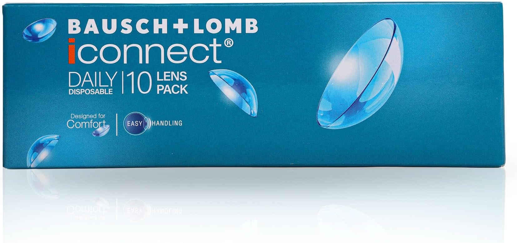 Bausch & Lomb Iconnect Daily Contact Lens - Spherical | Daily Disposable | Hydrogel Material | (-5.75, Pack of 10)