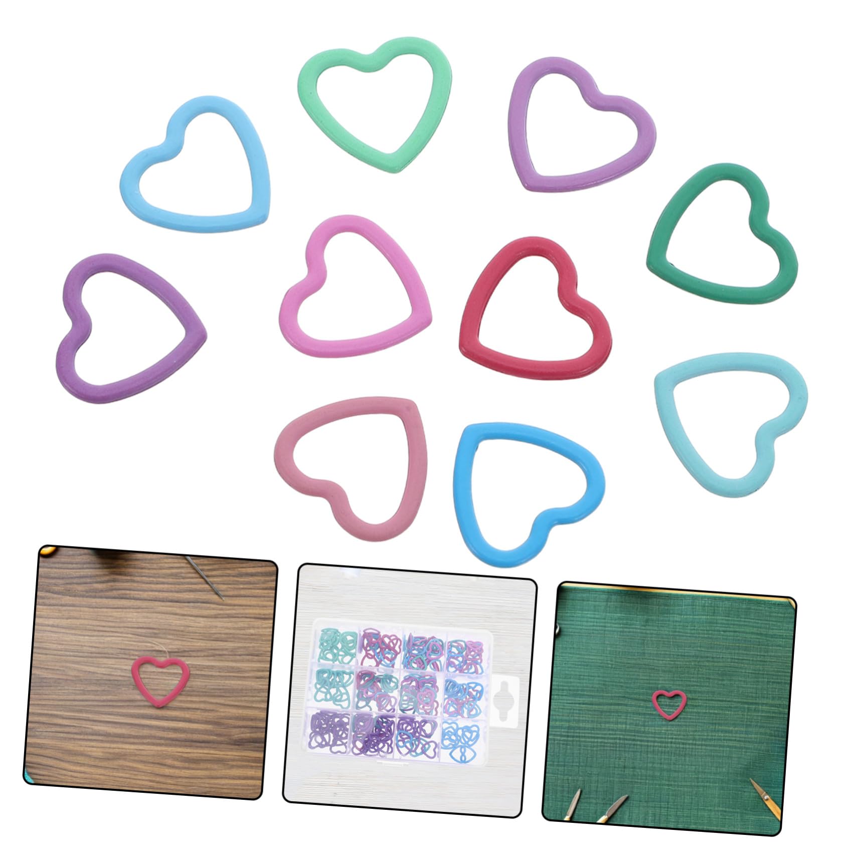 Operitacx 240piezas Hebilla De Marcado Tejida Anillos De Crochet Para Crochet Anillos De Punto Marcador Agujas De Tejer Marcadores De Ganchillo Para Proyectos De Manualidades