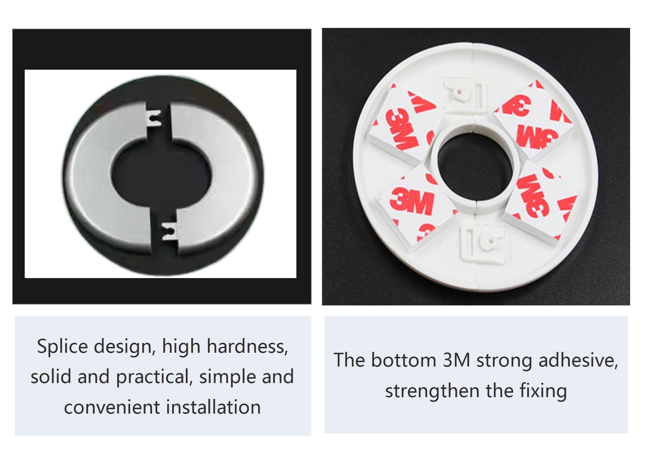 4 Edelstahl-Rosettenplatten Für Pool-Leiter, Ø 5,1 Cm – Abdeckung Für Handlauf-Spalte, Sicher & Dekorativ