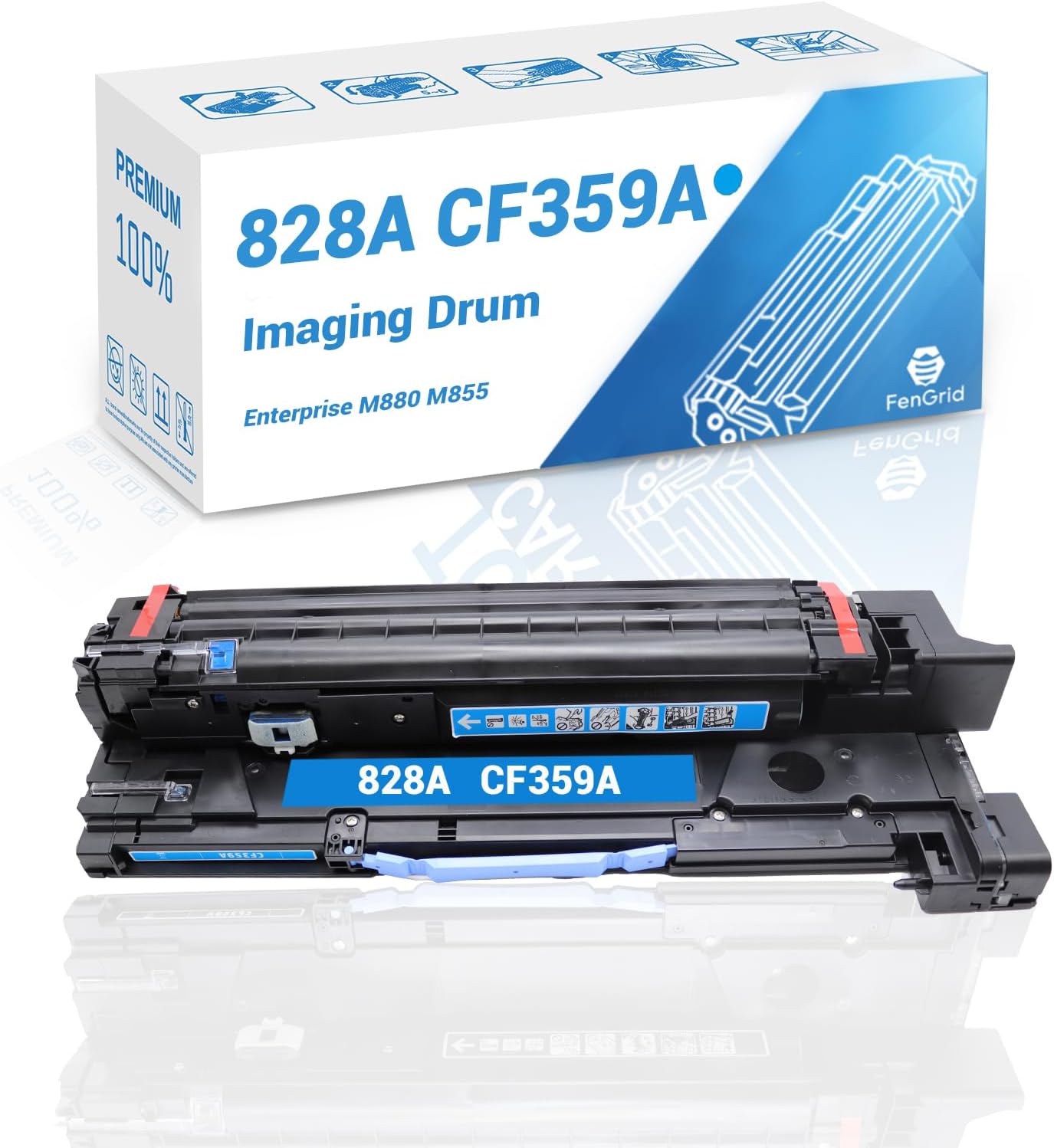 828A CF359A Image Drum Compatible with HP Laserjet Enterprise M855 M880 ( Cyan )