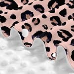 9CH Car Seat Canopy for Babies, Pink Leopard Baby Car Seat Cover Multiuse Cover for Baby Carrier/Stroller/Nursing Breastfeeding, Universal Fit with Peekaboo Opening