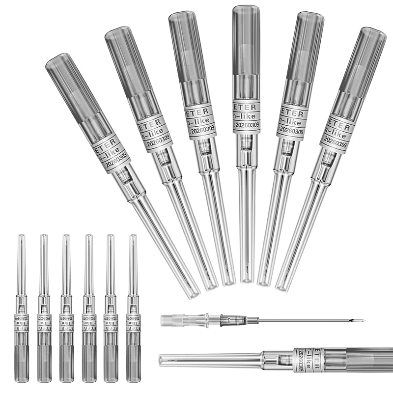 Agulhas para Piercing com Cateter 16G combofix, 6 Unidades