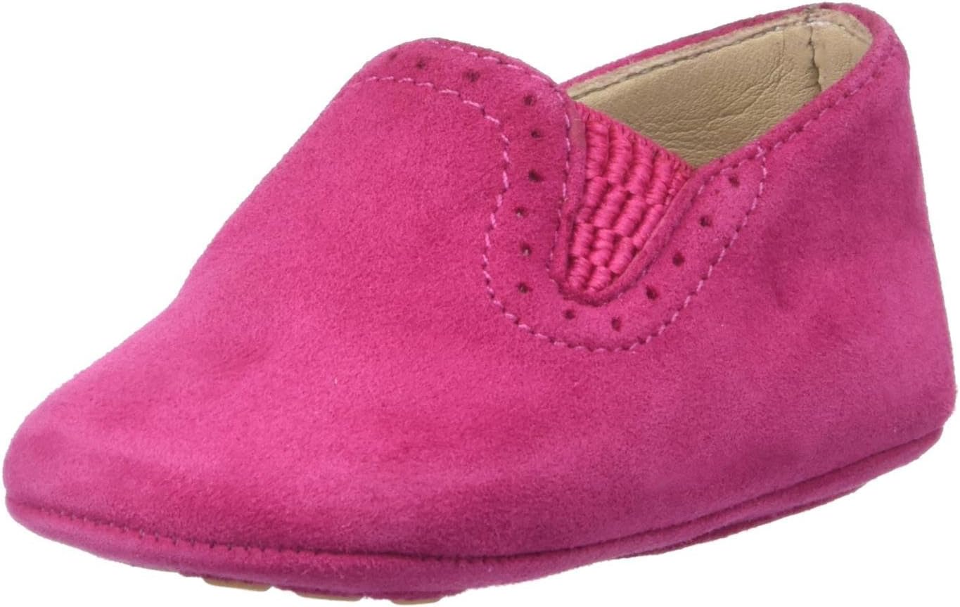 Elephantito Girls' Baby Slippers-K Crib Shoe, Fuchsia, 4 M US Toddler