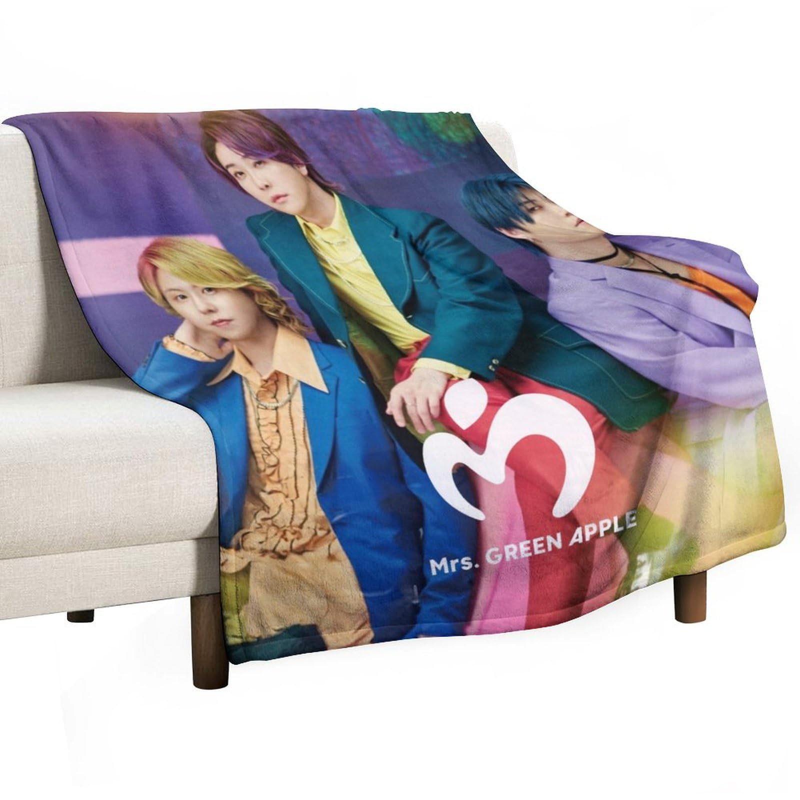 Amazon.co.jp: Mrs. Green Apple Blanket, Fluffy, Skin-friendly