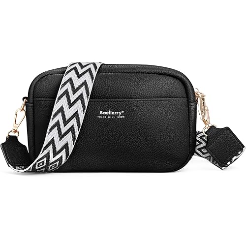Small Boho Crossbody Bags for Women, Vegan Leather Cross Body Cell Phone Purse Shoulder Handbag with Wide Strap | Adjustable strap, Theft proof, Ideal gift, Spacious capacity, Macaron color