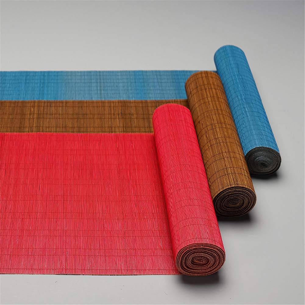 Japanischer Stil Gut Bambusseide Tischläufer Wasserdicht 25Cm Breit Tischdecke Für Küche Esszimmer Hochzeitsfeier Home Decoration Hotel,Rot,25x200cm