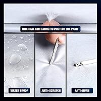 Vista 4 de Funda para automóvil compatible con Vauxhall Corsa, cubierta completa para automóvil, transpirable y a prueba de polvo, a prueba de viento, cubierta