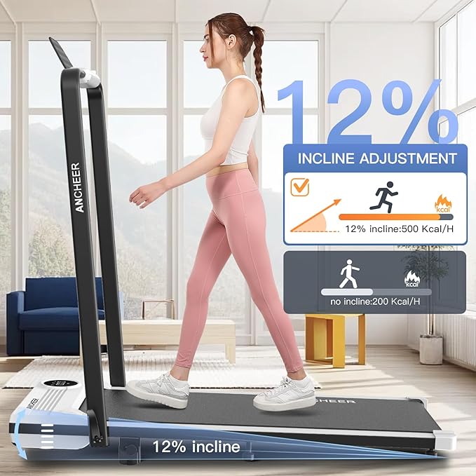 Caminadora Eléctrica Plegable 3.0 HP Inclinación Manual 12% miniatura 2