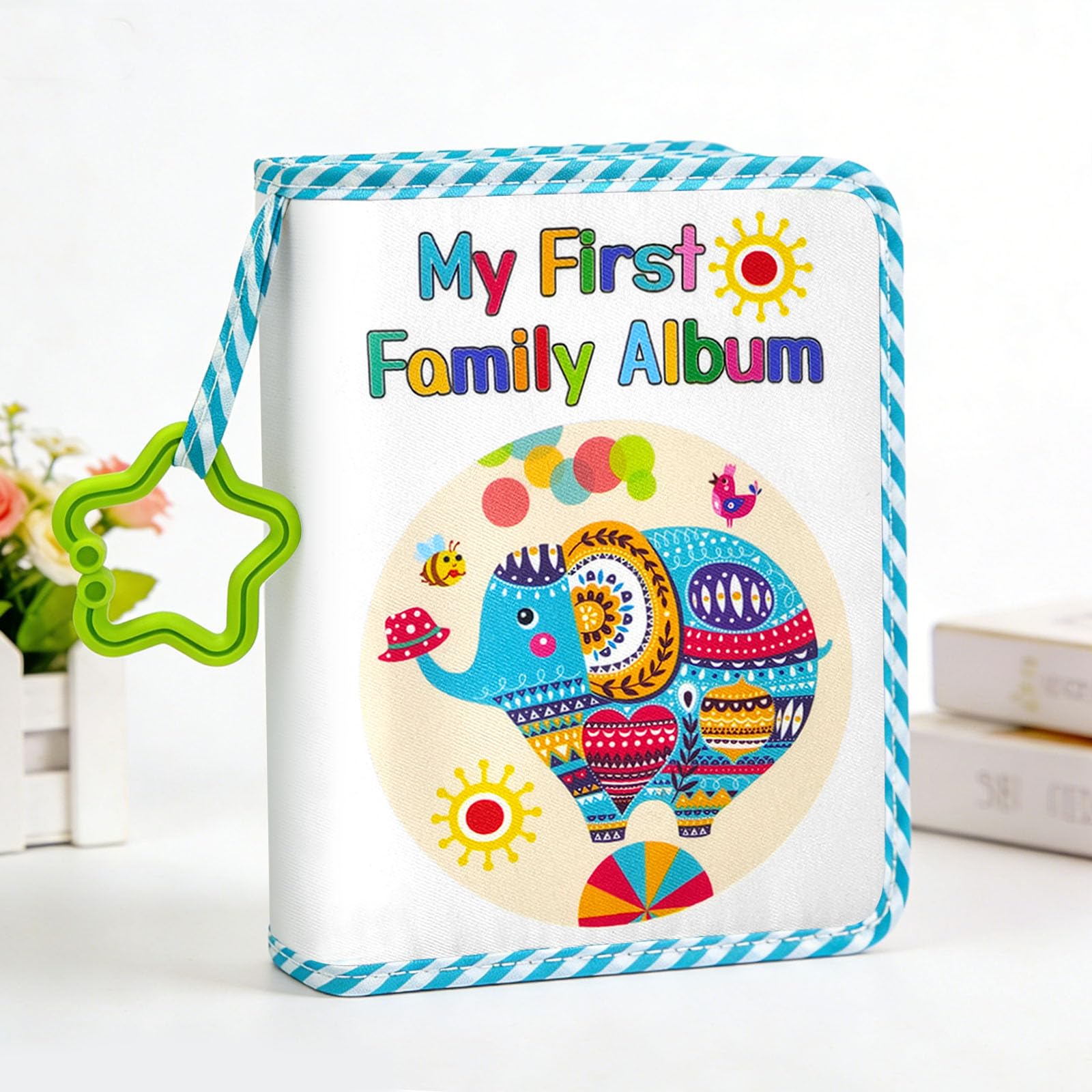 My First Book Of Photos,Baby's My First Family Album,My First Photo Book For Baby Holds 17 4x6 Photos,Toddler Photo Album With Safety Mirror,Soft Cloth Photo Book For Newborn Toddler & Kids-image-38