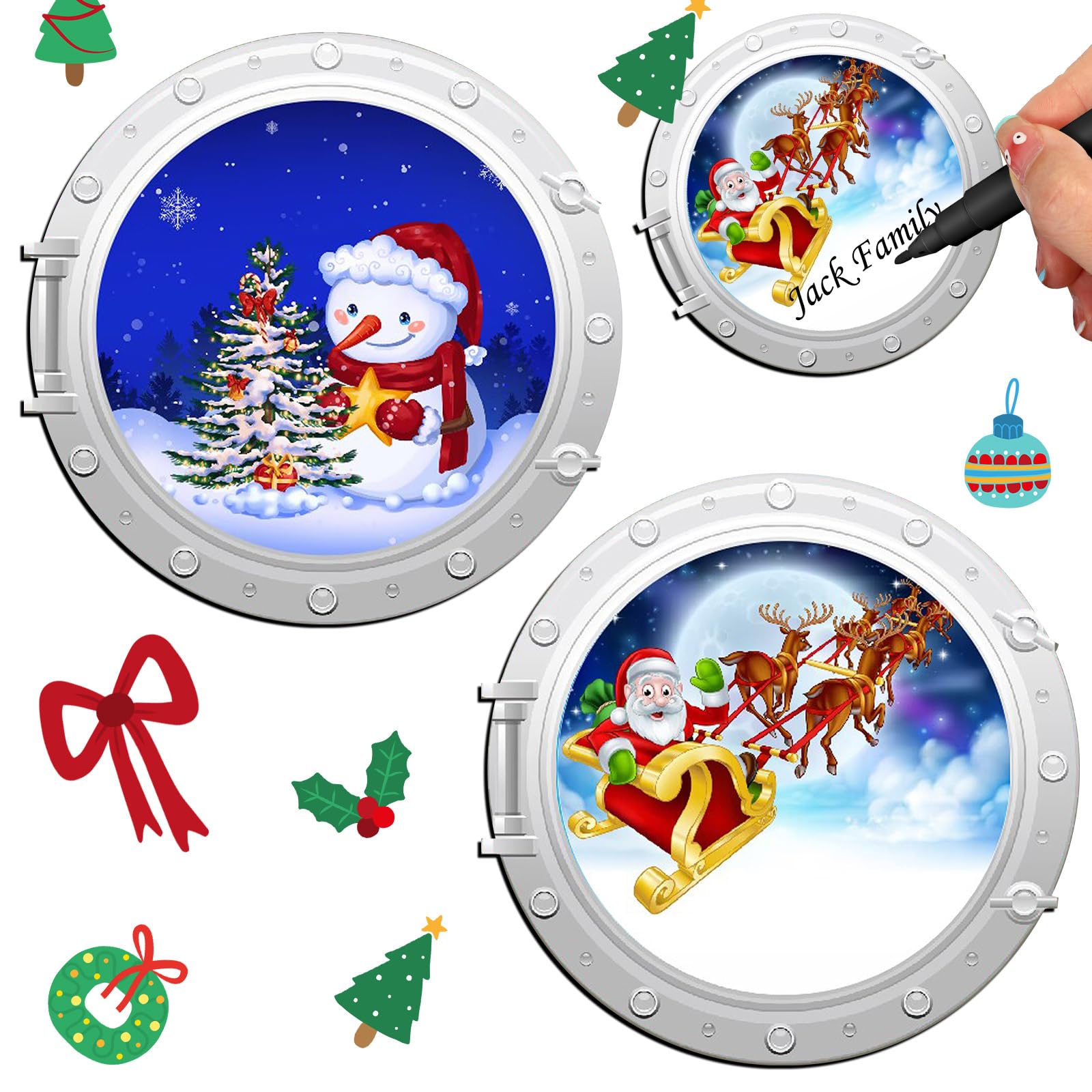 Amazon.com: 2 Pcs Christmas Cruise Door Decorations Magnetic Xmas