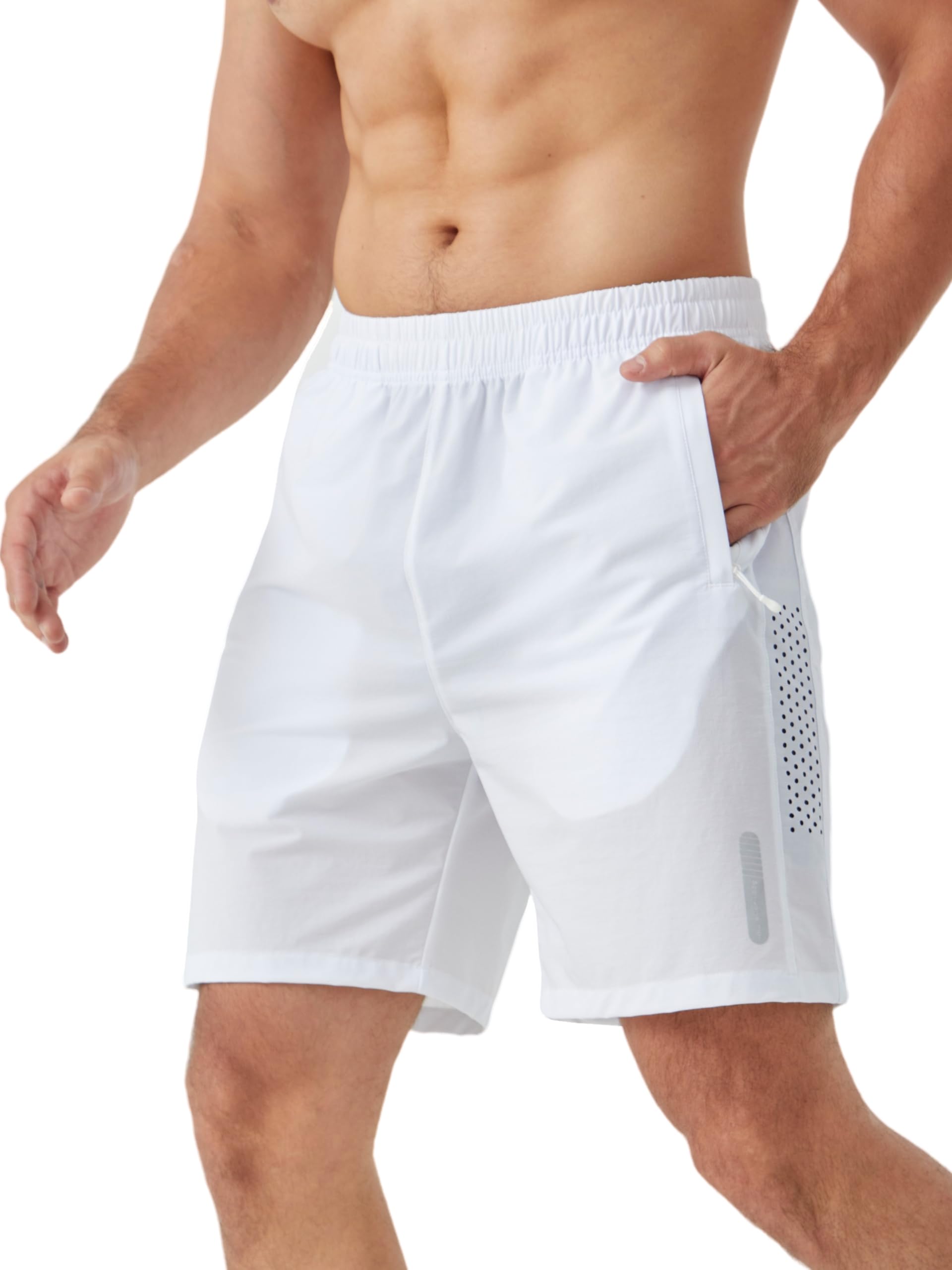 Mens Athletic Shorts Quick Dry Workout Shorts 7 5 9 Lightweight Hiking Linerless
