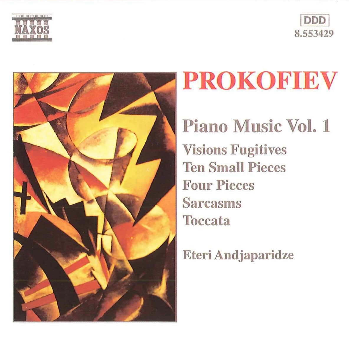 Sergei Prokofiev - Piano Music Vol. 1 CD Album - Used