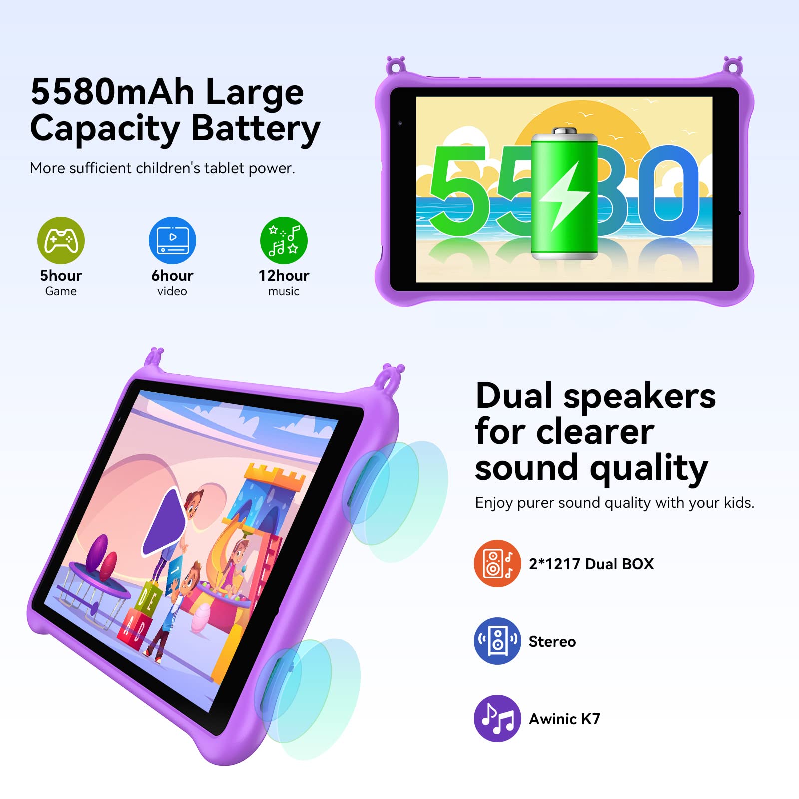 Blackview Tab 5 Kids Tablet 8 inch Tablets Android Tablet for Kids