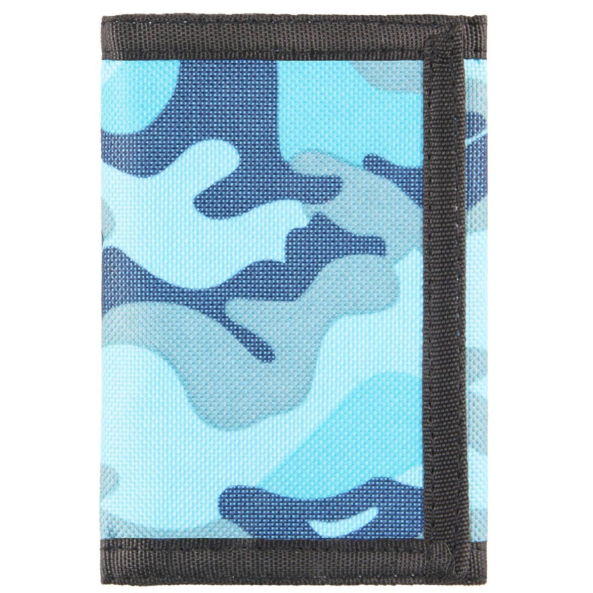 Kids Wallet for Boys - Camo Canvas Wallet with Magic Sticker, RFID Protection for Gifts