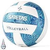 Volleyball Soft Beach Volleyball - Official Size for School, Indoor, Outdoor and Play Game Gym Workout - Play for Girls, Adults and Family.