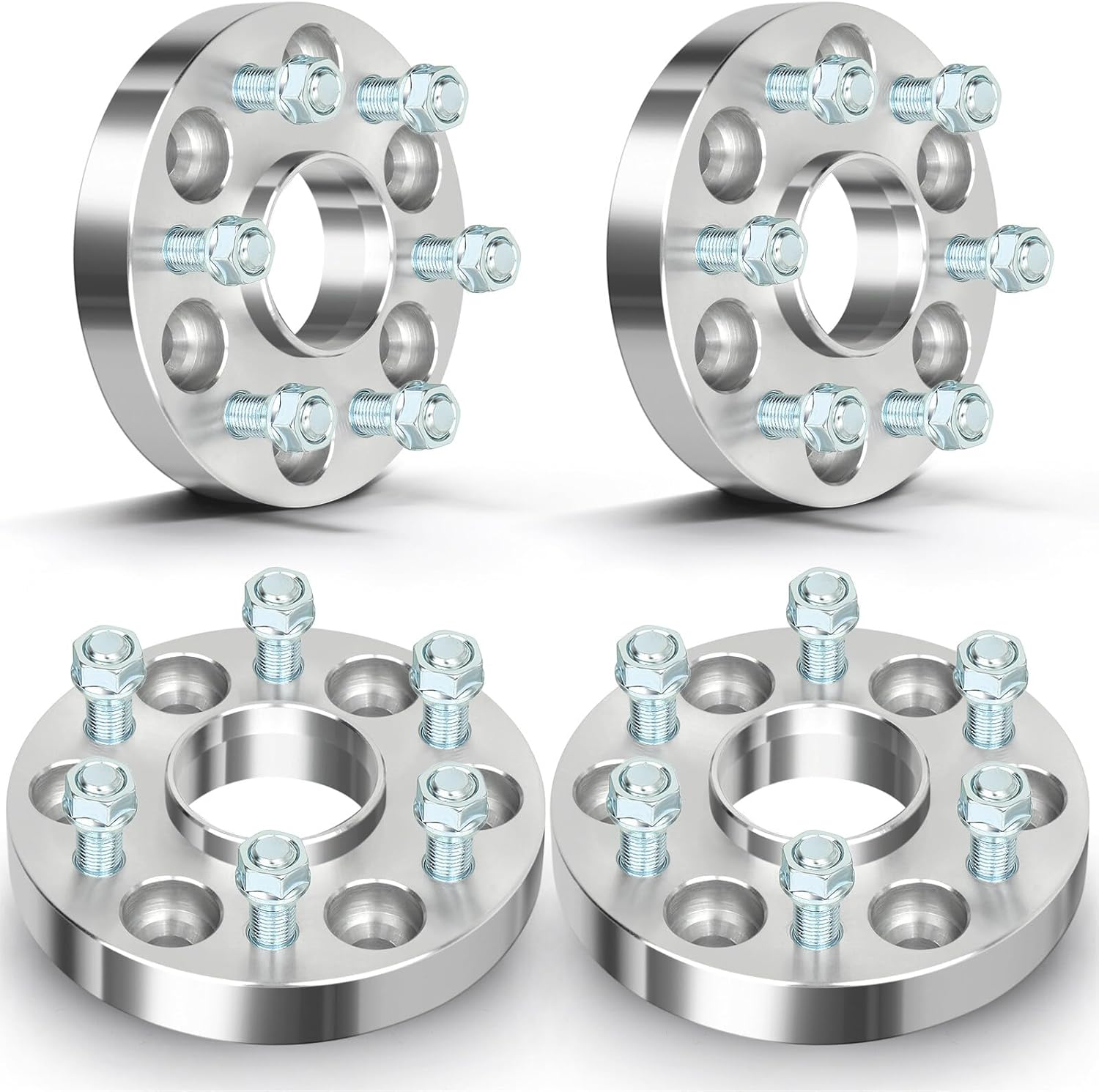 ECCPP 6x120 to 6x120 Wheel Spacers 1inch 6 lug fit for 2015-2018 for Chevrolet Colorado 2017-2018 for GMC Acadia 2015-2018 for GMC Canyon with 66.9mm HB 14x1.5Studs-4PCS