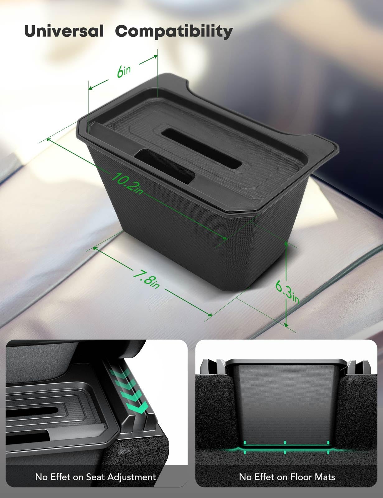Snapklik.com : YHTAUTO Rear Center Console Organizer