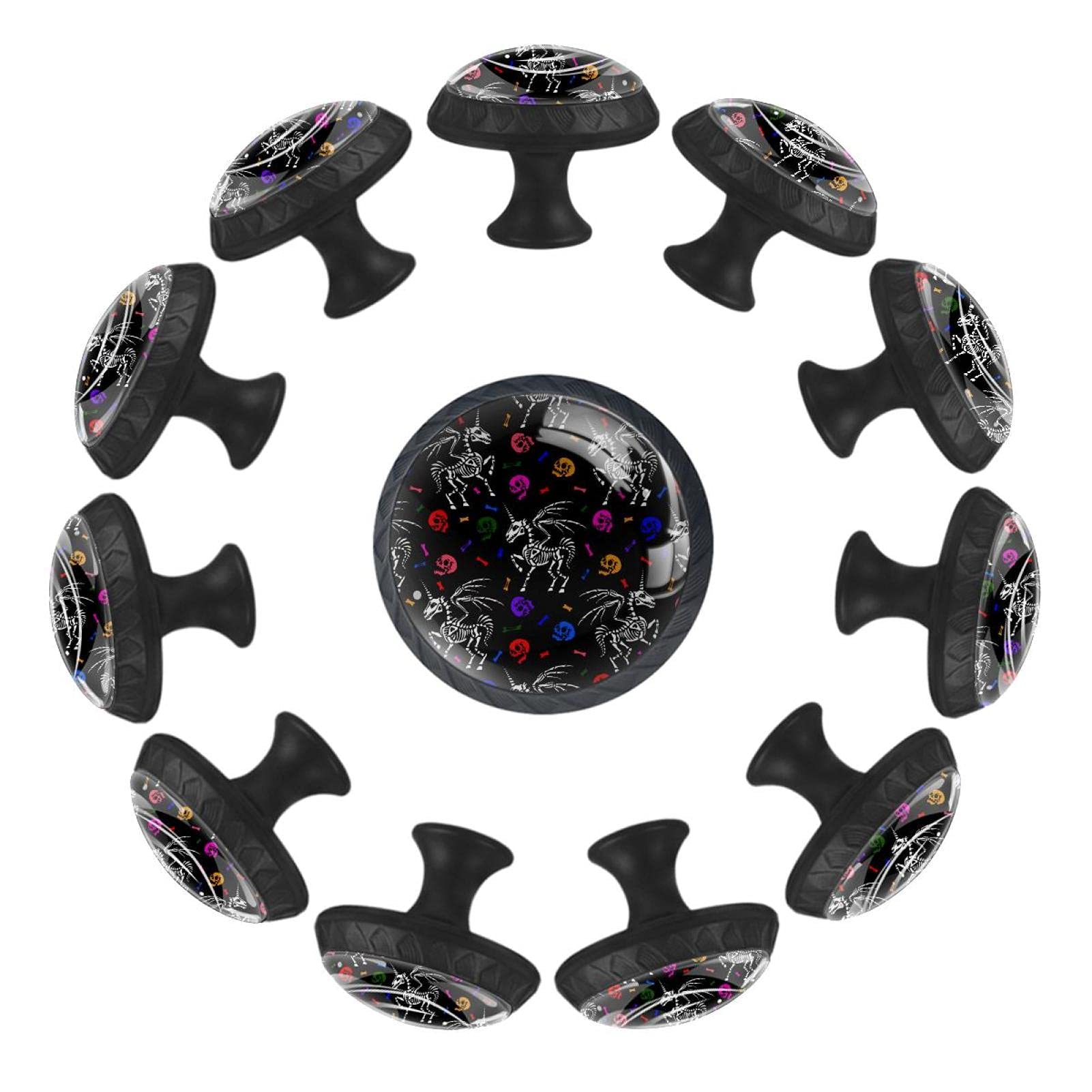 Boutons de tiroir squelette 35mm pour une salle de jeux unique