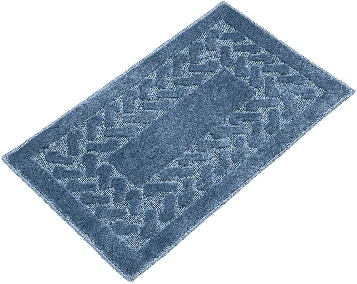 Miles Kimball Chevron Rug, Olefin with Non-Skid Latex Backing, Sand, 27" x 45"