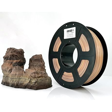 PLA Filament 1.75mm: Vibrant Dual Colors for Stunning 3D Creations