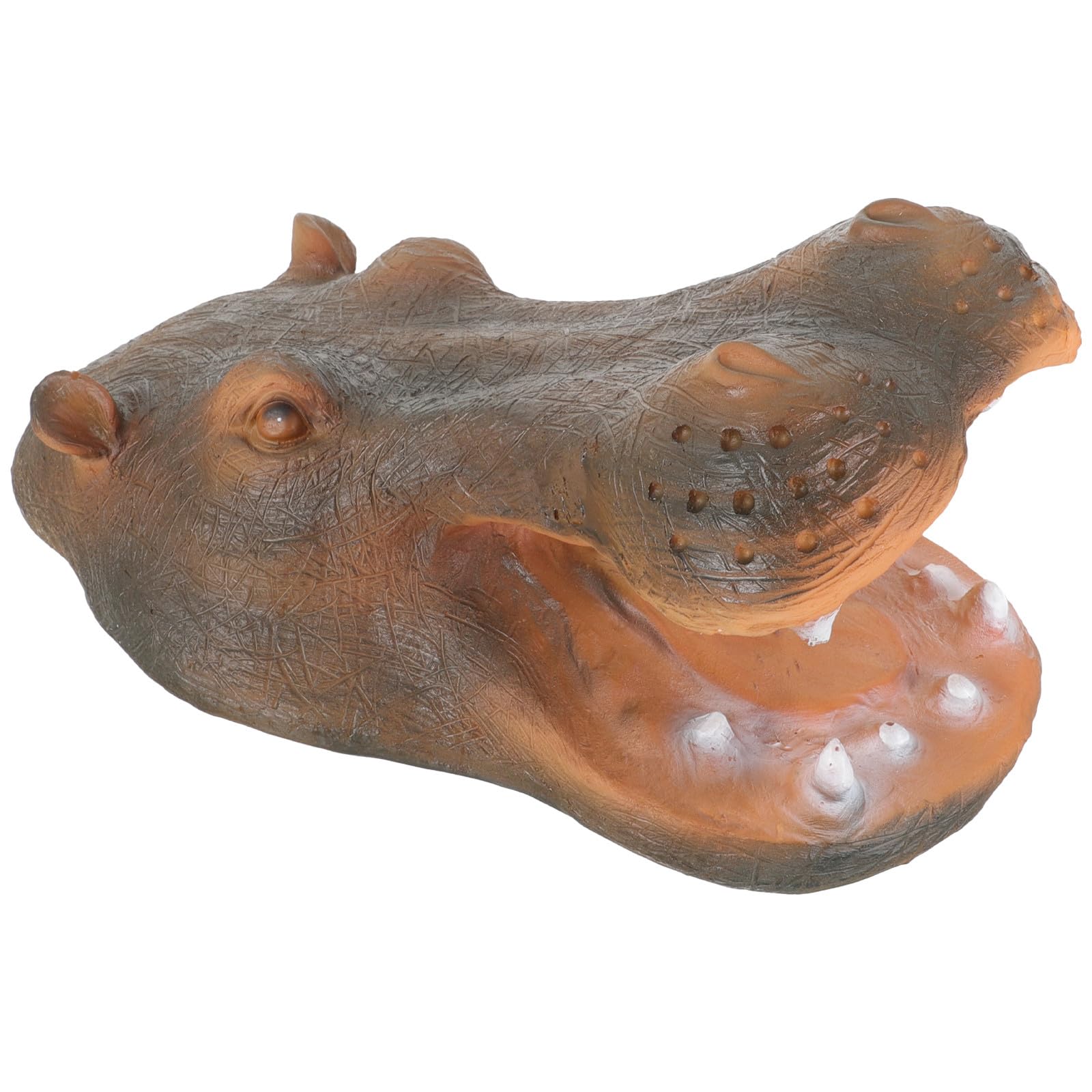 Tête d'hippopotame flottante BETOOKY protégeant votre bassin extérieur