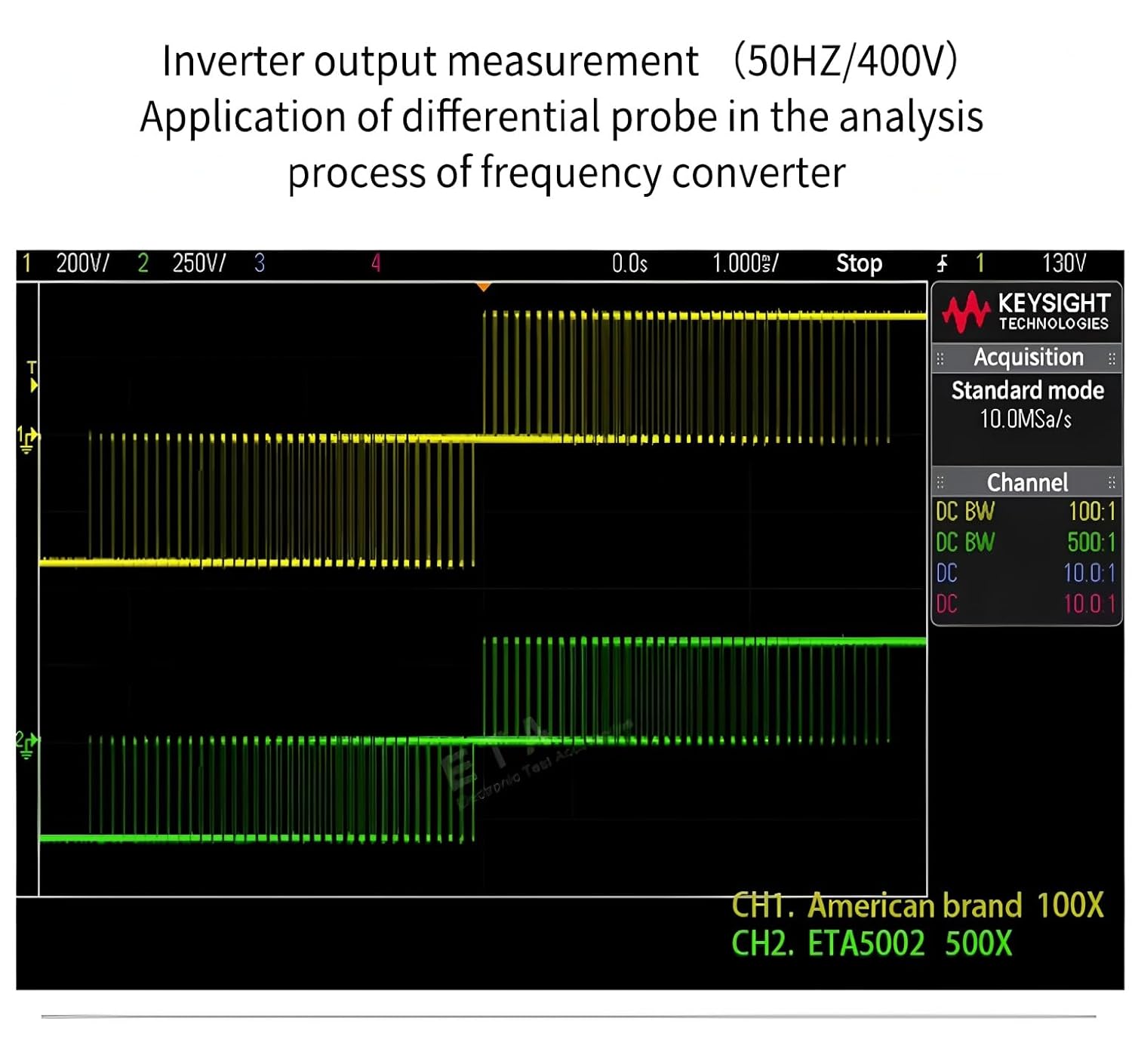 ETA Oscilloscope Differential Probe 15/25/50/100Mhz oscilloscope high Voltage Differential Probe Isolation Probe ETA5001U(15M+AC/DC 700V)
