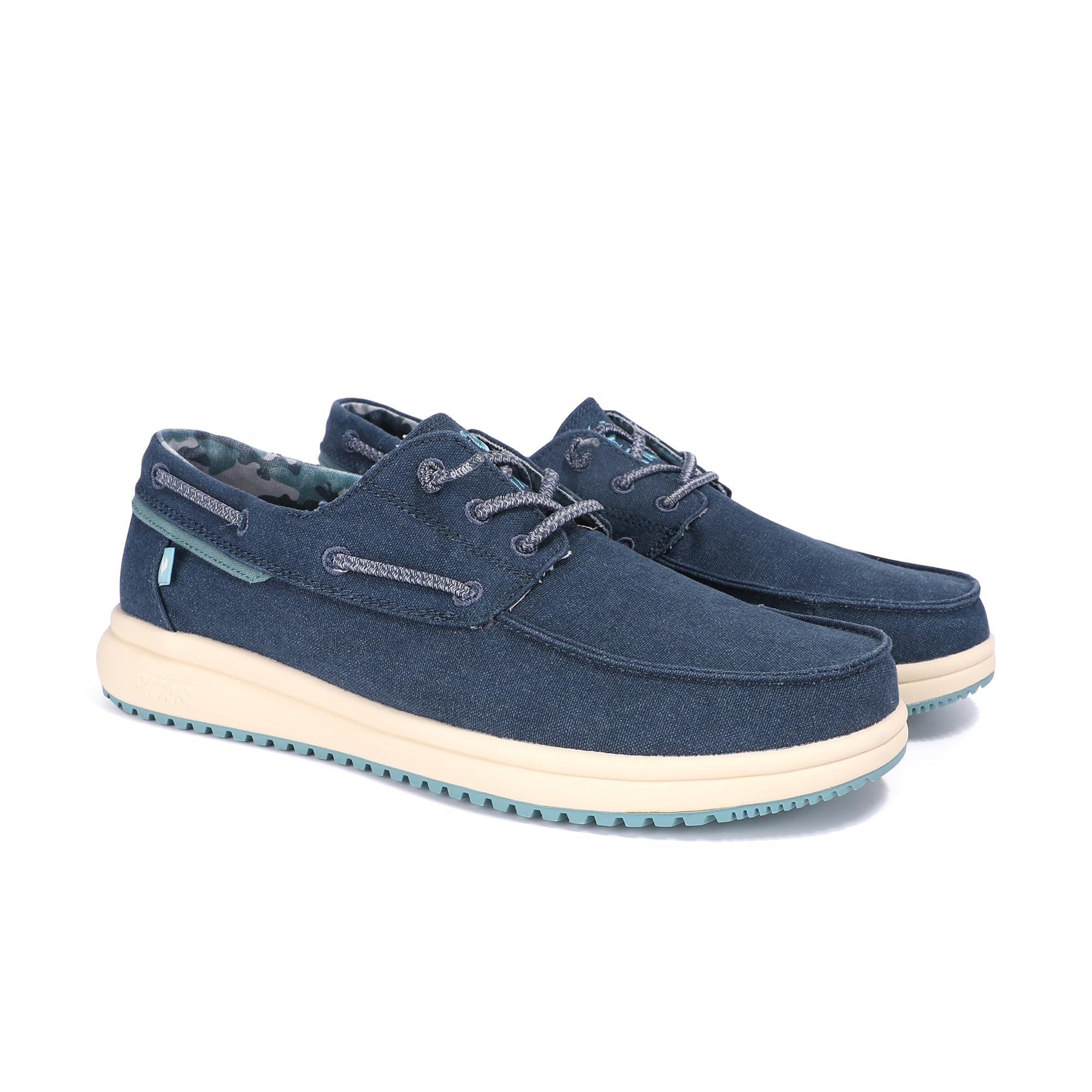 PITAS | Tulum | Mocasines de Hombre | Náuticos Casual | Zapatillas de Tela | Zapatos sin Cordones | Deportivas Casuales | Calzado de Walkinpitas