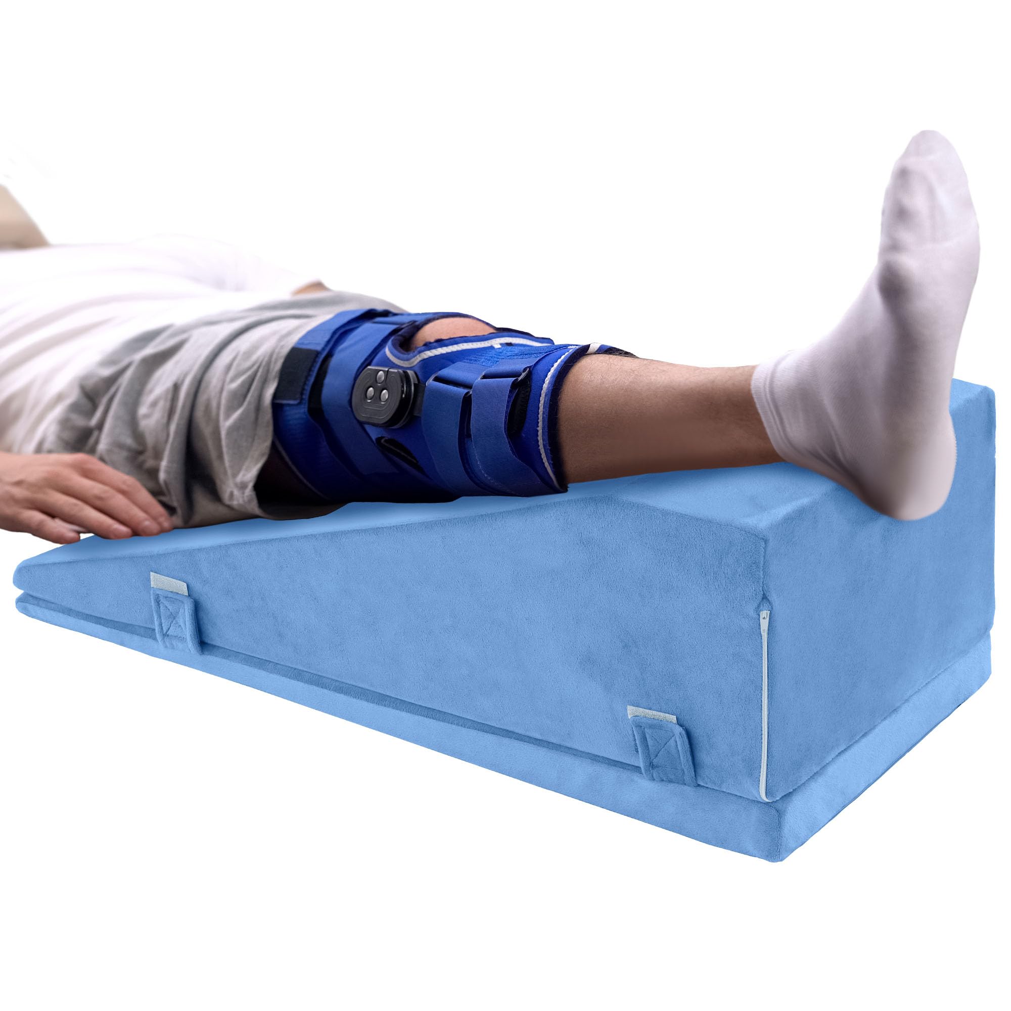 ROYALAY Leg Elevation Pillows for After Surgery, Adjustable Height Knee Surgery Recovery Equipment, Knee Replacement Recovery Aids for Hip Ankle Pain Relief Patent Pending