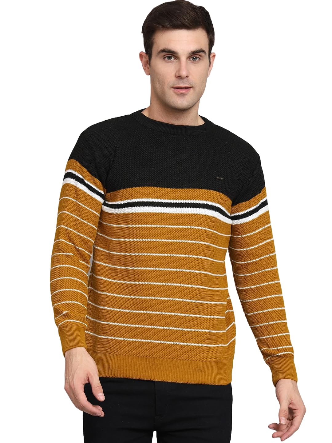 ewools Men's Winterwear Woolen Multicolor Sweater-picture-15