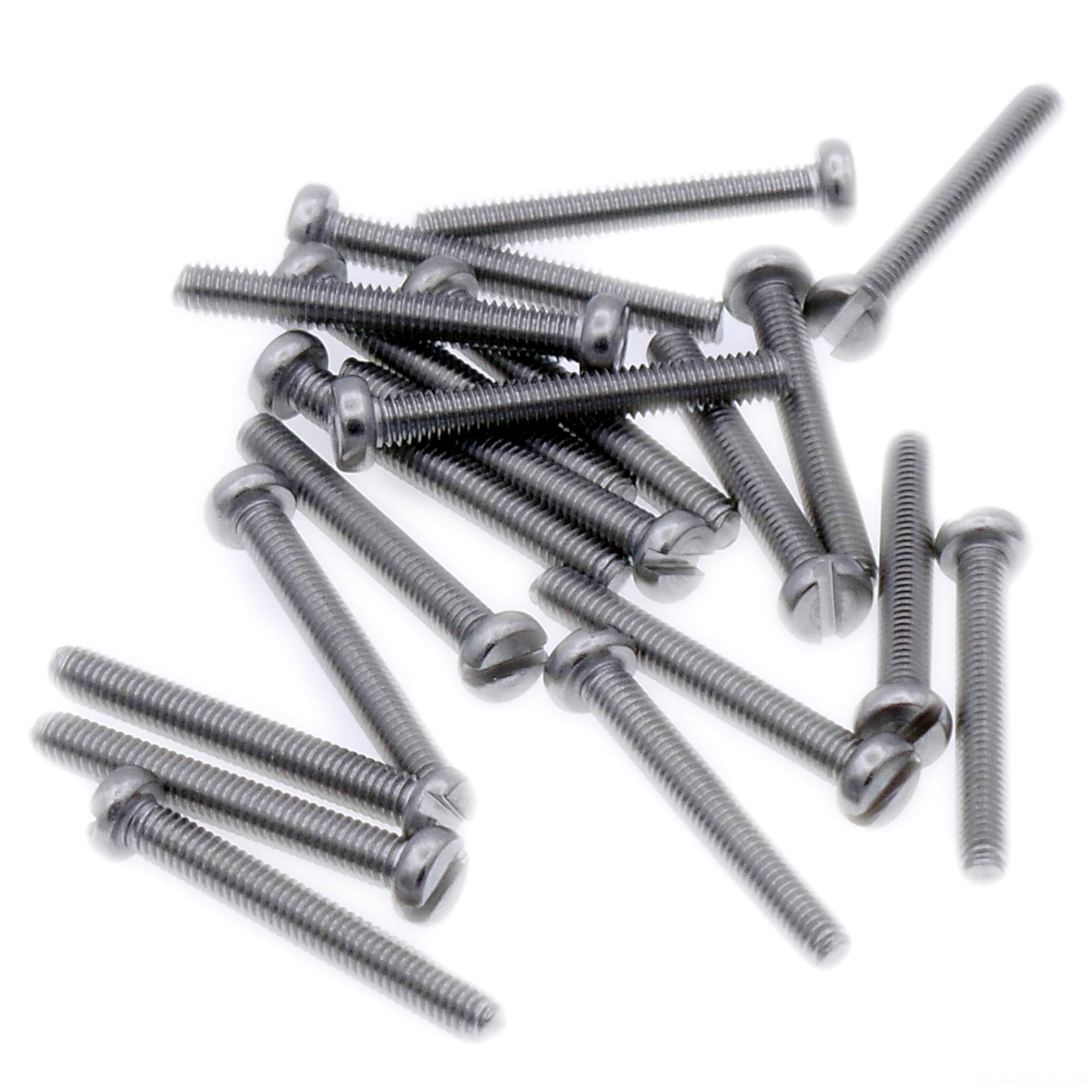 Singularity Supplies M3 (3Mm X 20Mm) Slot Cheese Machine Screw (Bolt) - Stainless Steel (A2) (Pack Of 20)