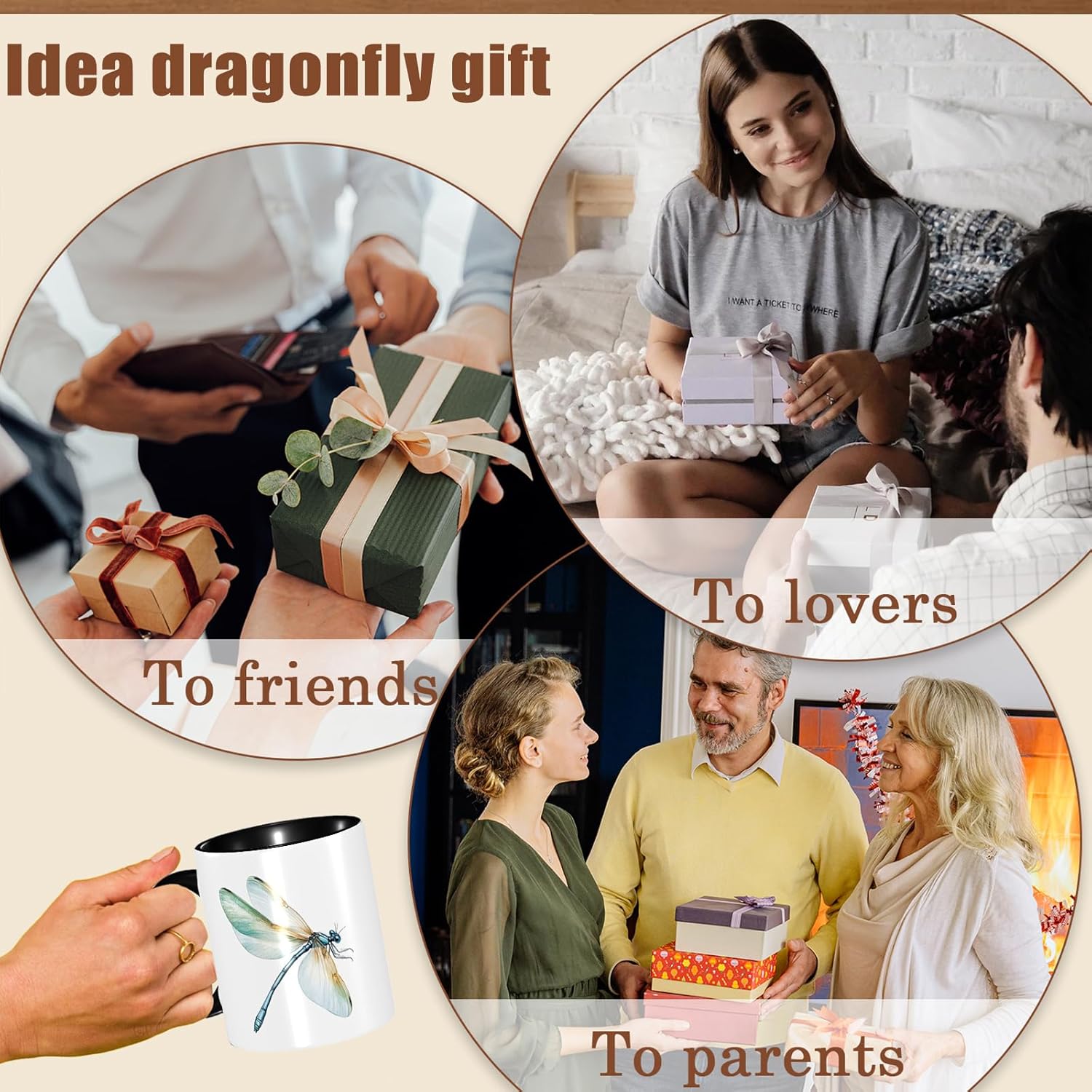 Dragonfly Coffee Mug Cup, Dragonfly Gifts for Women Men - Image 6