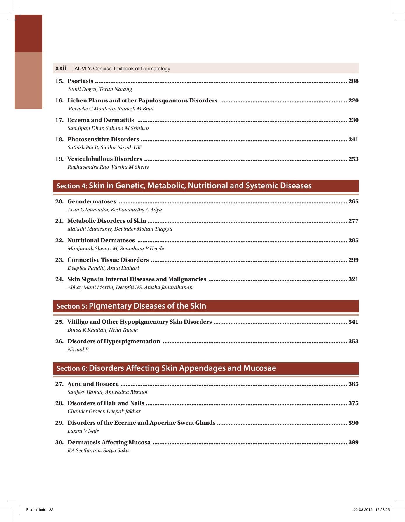 Jaypee Brothers Medical Publishers Iadvl'S Concise Textbook Of Dermotology 1