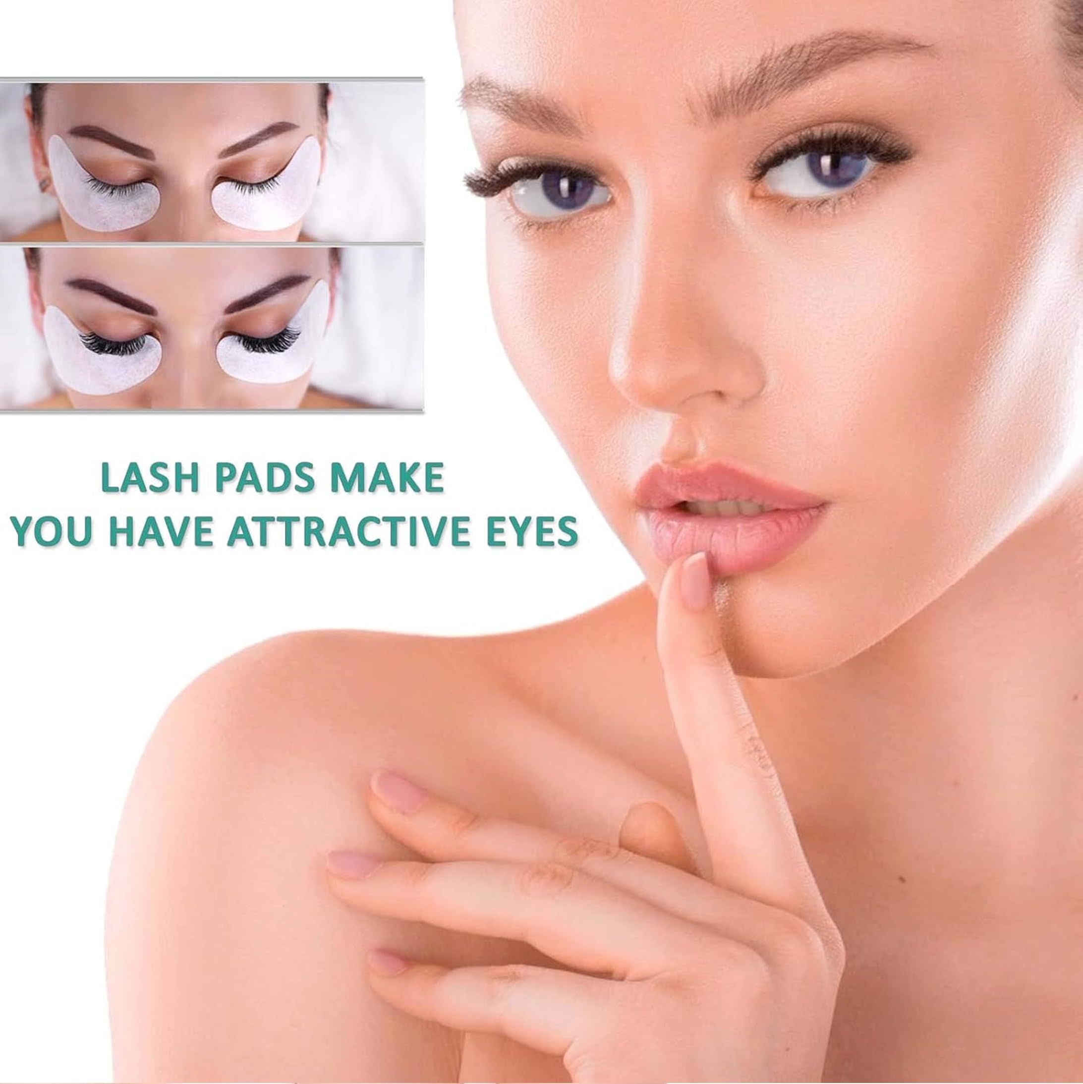 SAY WOW Hydrogel Eye Patches 30Pcs Eyelash Under Eye Pads Lash Eyelash Extension Paper Patches Eye Tips Sticker Wraps Make Up Tools Lint Free Eye Gel Patches (30 Pairs) 4
