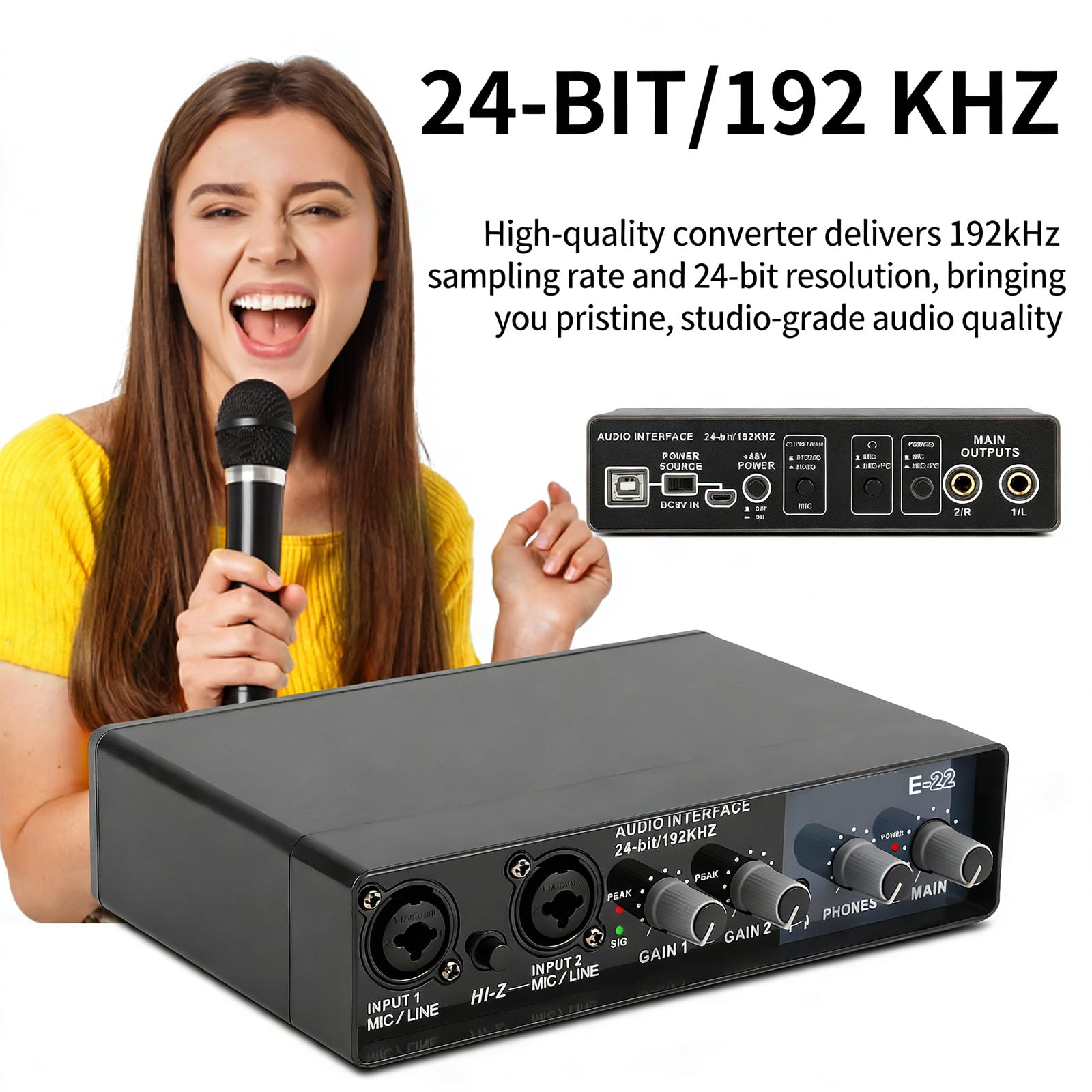 Microfono per computer, scheda audio Plug and Play Operate, compatibile con sistemi Windows, per riunioni online trasparenti