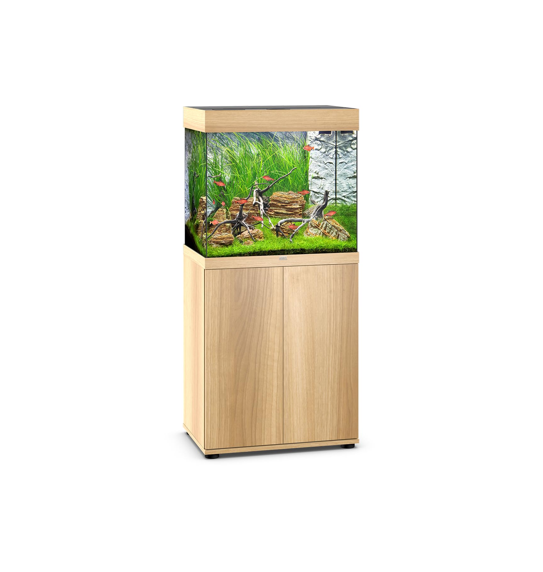 JUWEL Aquarium Lido 120 Kombination helles Holz Premium-Bundle